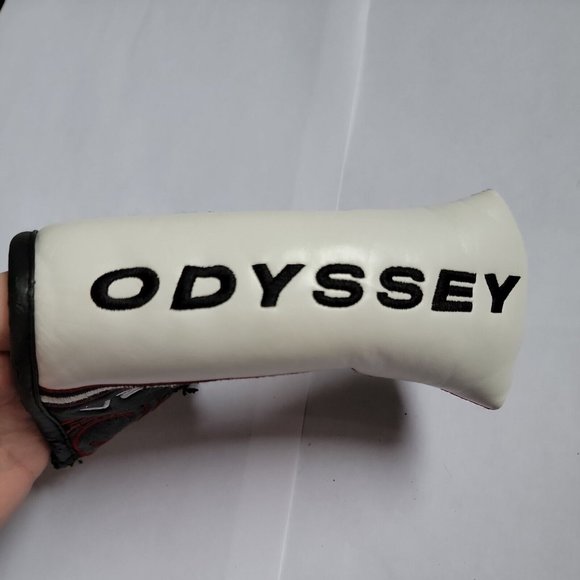 Odyssey Golf Versa Blade Putter Headcover Golf Club Black/White Head Cover - Picture 1 of 9